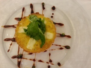 Goat's cheese and squash tart